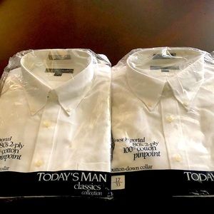 White Dress Shirt 17/33 Today’s Man. Still in package